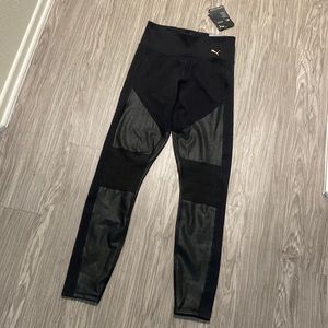 NWT Puma High Waist Tight Fit Leggings with Panel Details